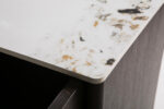Ariya Sideboard Brown Wood & Marble Top - Image 4