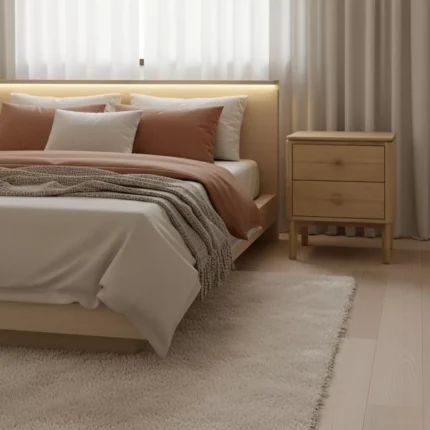 Hadley Bedside Table Oak