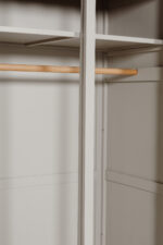 Doune 2 Door Wardrobe Taupe - Image 4