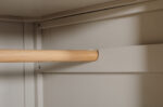 Doune 2 Door Wardrobe Taupe - Image 3