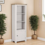 Doune Tall Bookcase Taupe - Image 2