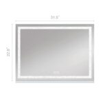 VANITII Crystal Hollywood Vanity Mirror with Bluetooth-Hollywood led strip Music Mirror - Image 6