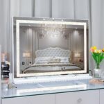 VANITII Crystal Hollywood Vanity Mirror with Bluetooth-Hollywood led strip Music Mirror - Image 4