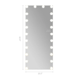 VANITII Hollywood Vanity Mirror - Full Length Vanity Mirror - Image 4