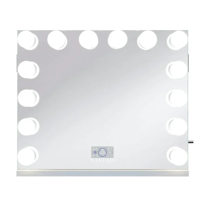 VANITII Marilyn Hollywood Vanity Mirror Pro - Tabletop or Wall Mount Vanity Mirror with 14 Dimmable LED Bulbs - Image 5