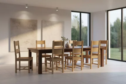 Delaney Dining Chair Solid Seat Oak