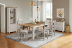 Doune 1400/1800 Extending Dining Table Taupe