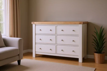 Doune 6 Drawer Dressing Chest Taupe