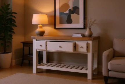 Doune Console Table Taupe