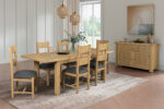 Delaney 1400/1800 Extending Dining Table Oak - Image 2