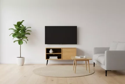 Doolin TV Unit 1000 Natural Oak or Black 'set'