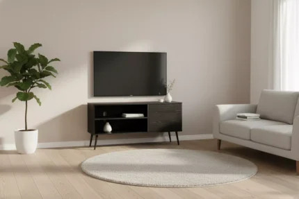 Doolin TV Unit in Black or Oak