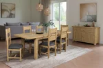 Delaney 1400/1800 Extending Dining Table Oak