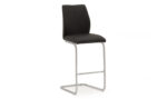 Elis Bar Chair - Chrome Leg Black - Image 2