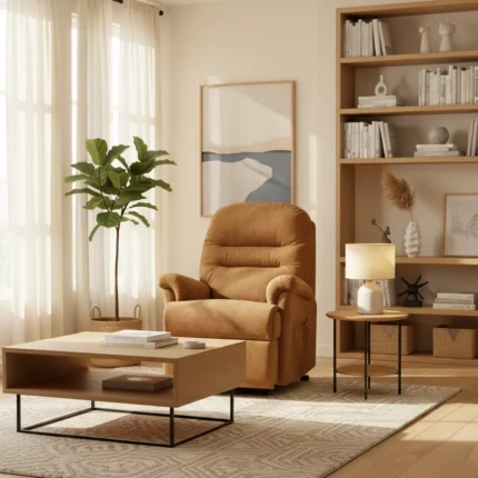 Beaumont Small Fabric Electric Riser Recliner