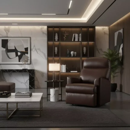 Harrow Small / Standard Leather Fixed Chair