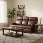 Harrow Small / Standard Leather Reclining 3-Seater Settee