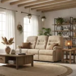 Keswick Standard Fabric Fixed 3-Seater Settee