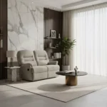 Keswick Standard Fabric Reclining 2-Seater Settee