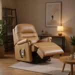 Beaumont Small Leather Electric Riser Recliner