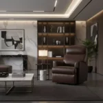 Harrow Small / Standard Leather Fixed Chair