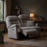 Keswick Small Fabric Reclining 2-Seater Settee