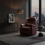 Keswick Small Leather Fixed Chair