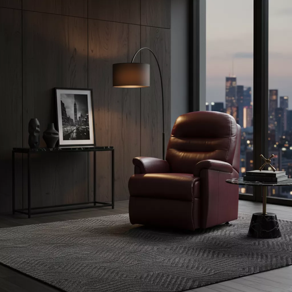 thefurniturecentre-Keswick Small Leather Fixed Chair Keswick Small Leather Fixed Chair - Image 1