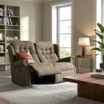 Lynton Standard Fabric Reclining 2-Seater Settee