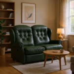 Lynton Standard Leather Reclining 2-Seater Settee