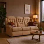 Lynton Standard Fabric Fixed 3-Seater Settee