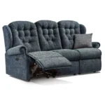 Lynton Small Fabric Reclining 3-Seater Settee - Image 2