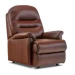 Keswick Petite Leather Fixed Chair - Image 2