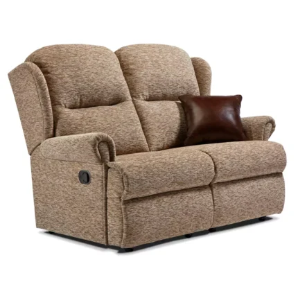Malvern Standard Fabric Reclining 2-Seater Settee