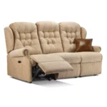 Lynton Standard Fabric Reclining 3-Seater Settee - Image 2