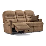 Keswick Small Fabric Reclining 3-Seater Settee - Image 2