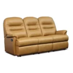 Keswick Standard Leather Reclining 3-Seater Settee - Image 2