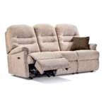 Keswick Standard Fabric Reclining 3-Seater Settee - Image 2