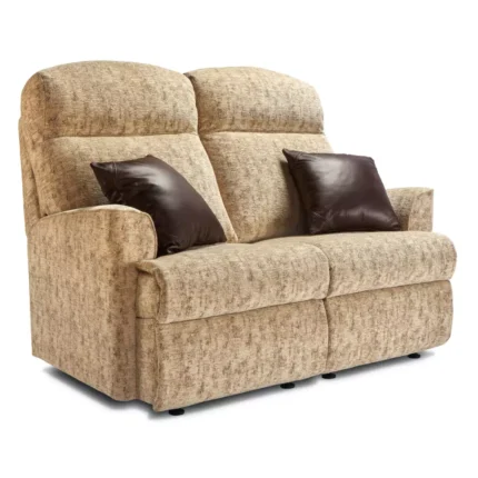 Harrow Small Fabric Fixed 2-Seater Settee