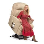 Harrow Standard Fabric Electric Riser Recliner - Image 2