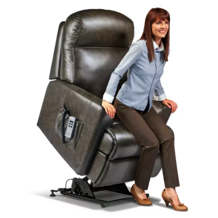 Harrow 2-motor Petite / Small / Standard Leather Electric Riser Recliner