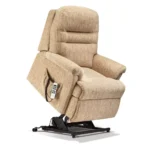 Beaumont Petite Fabric Electric Riser Recliner