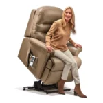 Beaumont Standard Leather Electric Riser Recliner - Image 2
