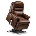 Beaumont Petite Leather Electric Riser Recliner - Image 2