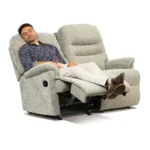 Keswick Standard Fabric Reclining 2-Seater Settee - Image 2