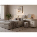 Nadia Dressing Table set (White or Grey)