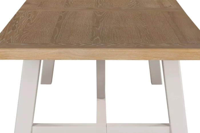 Doune Refectory Wooden Extending Dining Table 1900-2350 Taupe - Image 11