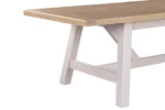 Doune Refectory Wooden Extending Dining Table 1900-2350 Taupe - Image 13