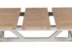 Doune Refectory Wooden Extending Dining Table 1900-2350 Taupe - Image 15