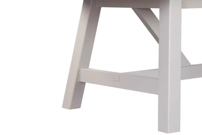 Doune Refectory Wooden Extending Dining Table 1900-2350 Taupe - Image 3